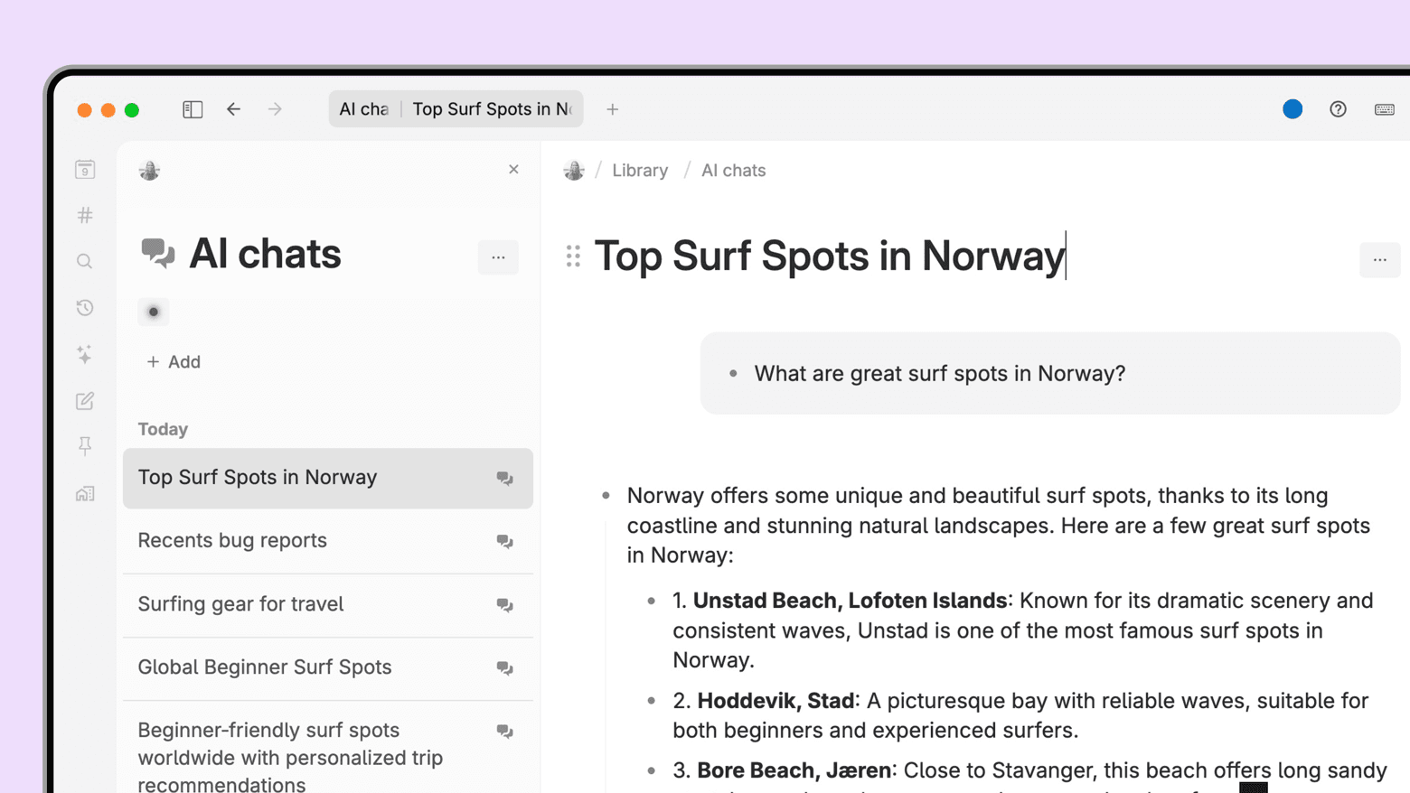 Product screenshot