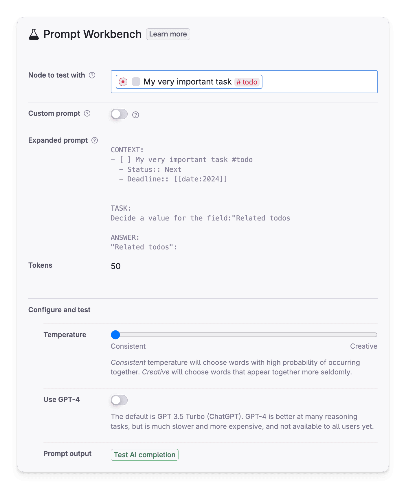 Product screenshot