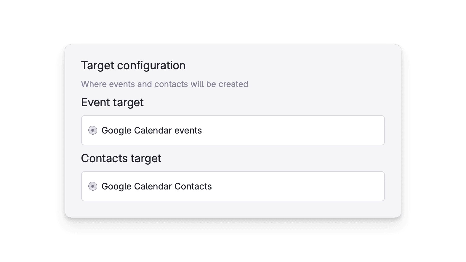 Product screenshot