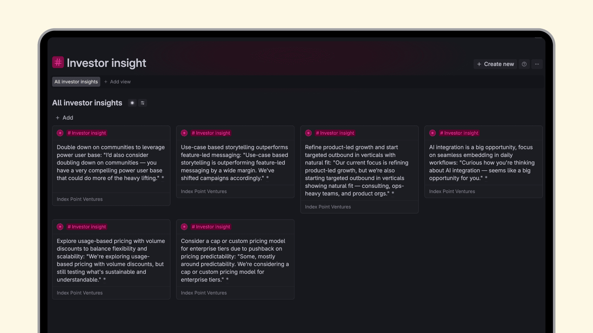 Investor Insights