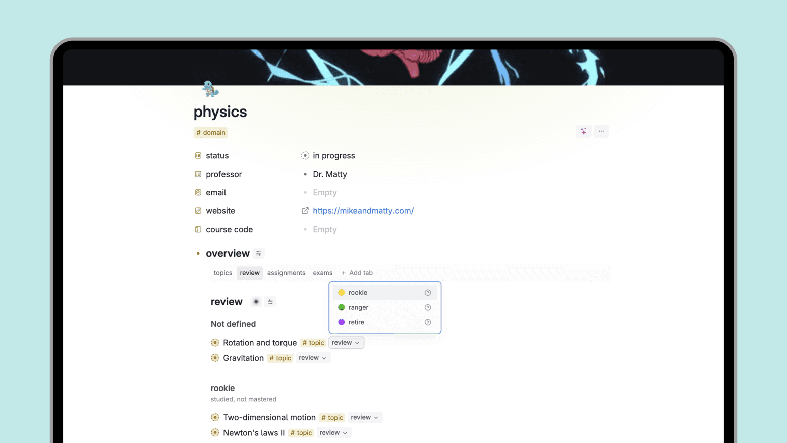 Product screenshot