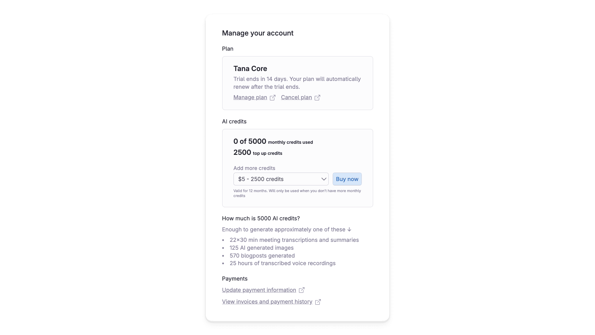 Product screenshot